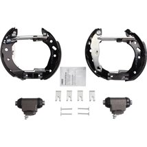 Set tambur frana sabot. cilindru. arcuri FORD FIESTA IV. FIESTA-HATCHBACK. KA 1.25-1.8D 08.95-11.08 - BOSCH-0204114586