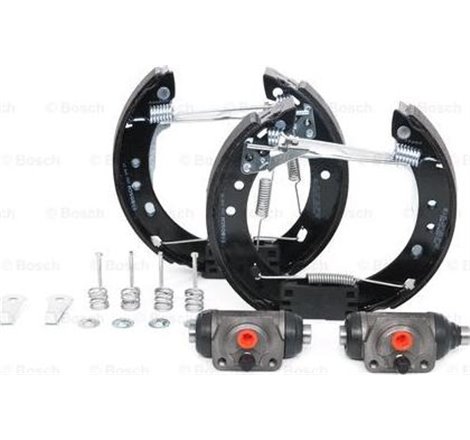 Set tambur frana sabot. cilindru. arcuri NISSAN MICRA II 1.0-1.3 08.92-09.00 - BOSCH-0204114612