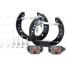 Set tambur frana sabot. cilindru. arcuri NISSAN MICRA II 1.0-1.3 08.92-09.00 - BOSCH-0204114612