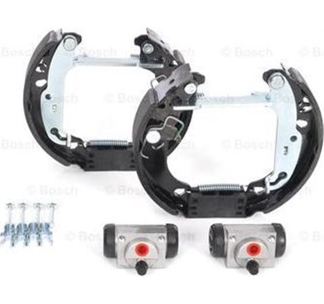 Set tambur frana sabot. cilindru. arcuri FORD FIESTA IV. FIESTA-HATCHBACK. KA 1.25-1.8D 08.95-11.08 - BOSCH-0204114620
