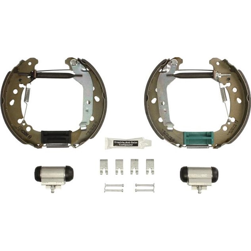 Set tambur frana sabot. cilindru. arcuri TOYOTA YARIS 1.0-1.4D 08.05-12.12 - BOSCH-0204114654