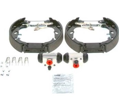 Set tambur frana sabot. cilindru. arcuri FIAT 500. 500 C. PANDA. PANDA-HATCHBACK. FORD KA 0.9-1.3D 09.03- - BOSCH-0204114683