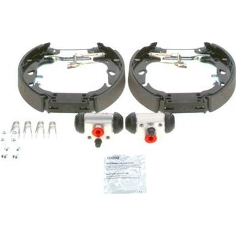 Set tambur frana sabot. cilindru. arcuri FIAT 500. 500 C. PANDA. PANDA-HATCHBACK. FORD KA 0.9-1.3D 09.03- - BOSCH-0204114683