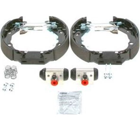 Set tambur frana sabot. cilindru. arcuri NISSAN MICRA IV. NOTE 1.2-1.5D 05.10- - BOSCH-0204114686