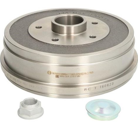 Tambur frana Spate DACIA DUSTER. DUSTER-SUV 1.0-1.6LPG 04.10- - BOSCH-0986477283