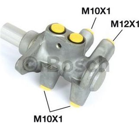 Pompa centrala frana 23.81mm FORD FIESTA V. FUSION. MAZDA 2 1.2-2.0 11.01-12.12 - BOSCH-0986481063