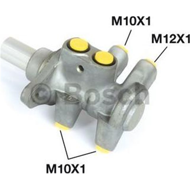 Pompa centrala frana 23.81mm FORD FIESTA V. FUSION. MAZDA 2 1.2-2.0 11.01-12.12 - BOSCH-0986481063