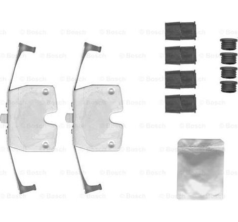 Kit montare placute frana BMW 5 GRAN TURISMO F07. 7 F01. F02. F03. F04. X5 E70. X5 F15. F85. X6 E71. E72. X6 F16. F86. MASERATI 