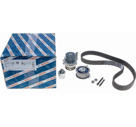 Set de distributie curea  intinzator  pompa de apa AUDI A2. VW JETTA III 1.2D-1.9D 03.01-10.10 - BOSCH-1987946477