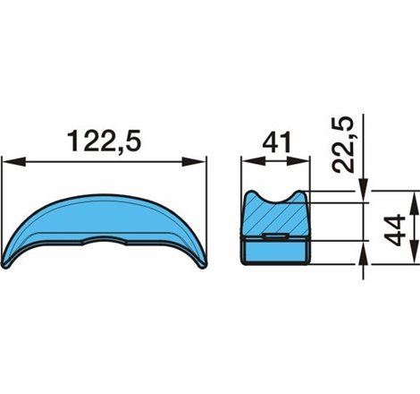 Suport arc - BPW-03.345.23.02.1