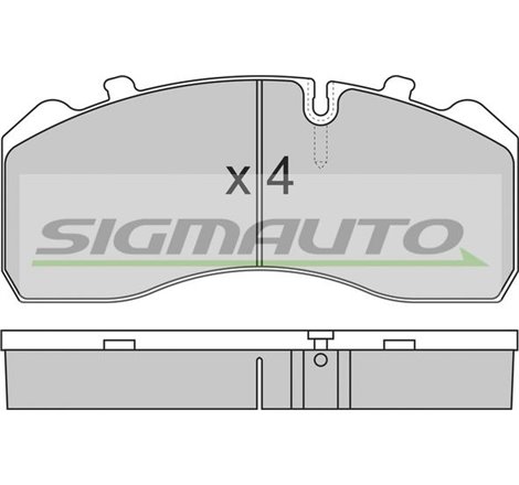 Set placute frana,frana disc - BPW-09.801.08.15.1
