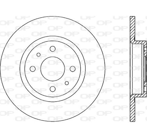 Disc frana Fata DR-ST ALFA ROMEO 145. 146. FIAT 500. 500 C. BRAVA. BRAVO I. MAREA. PANDA. PUNTO. PUNTO-HATCHBACK. TEMPRA. TIPO. 