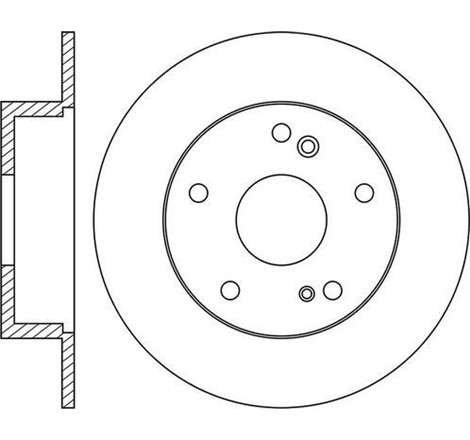Disc frana Spate DR-ST MERCEDES 124 T-MODEL S124. C CL203. C T-MODEL S202. C W202. C W203. CLC CL203. CLK A208. CLK A209. CLK C2