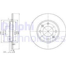 Disc frana Spate DR-ST CITROEN SAXO. XSARA. XSARA-HATCHBACK. ZX. PEUGEOT 106 II. 206. 207. 306 1.1-2.0D 03.91- - Brembo-08.5334.