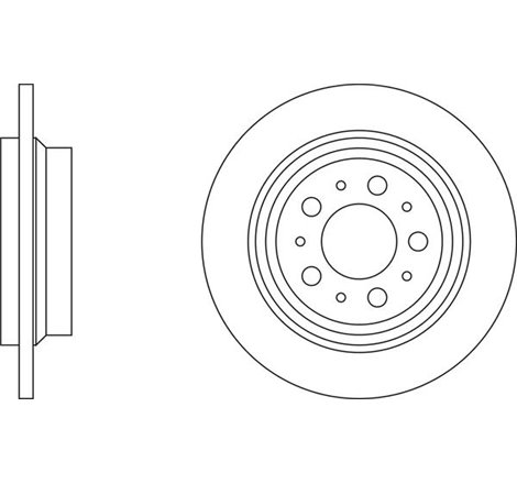 Disc frana Spate DR-ST VOLVO S60 I. S70. S80 I. S80 II. V70 I. V70 II. XC70 I 2.0-3.0 12.95-04.10 - Brembo-08.7765.11