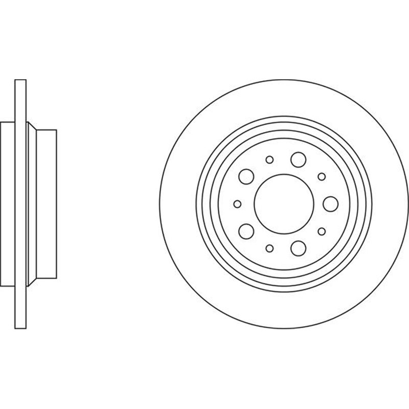 Disc frana Spate DR-ST VOLVO S60 I. S70. S80 I. S80 II. V70 I. V70 II. XC70 I 2.0-3.0 12.95-04.10 - Brembo-08.7765.11