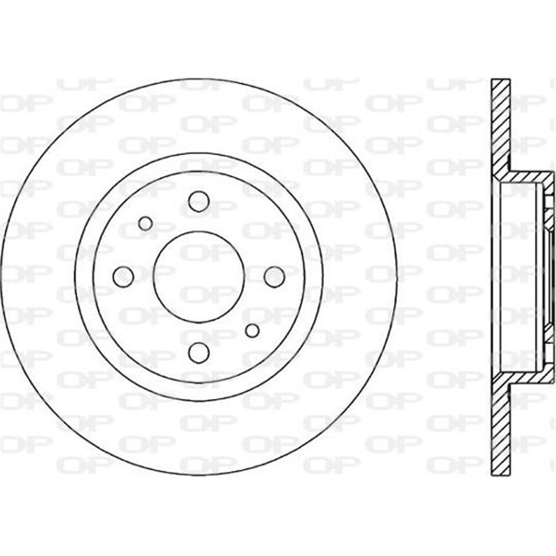 Disc frana Fata DR-ST ALFA ROMEO 145. 146. 155. FIAT BRAVA. BRAVO I. MAREA. PUNTO. PUNTO-HATCHBACK. TEMPRA. TIPO. LANCIA DEDRA. 