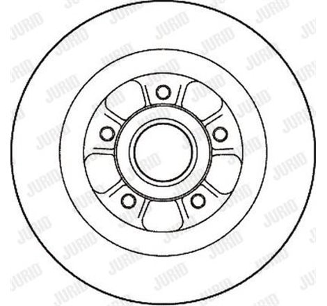Disc de frana cu rulment Spate DR-ST cu inel ABS RENAULT GRAND SCENIC II. LAGUNA II. LATITUDE 1.6-3.0 03.01- - Brembo-08.9792.17