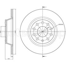 Disc frana Spate DR-ST AUDI A3. Q3. SEAT ALHAMBRA. ALTEA. ALTEA XL. LEON. TOLEDO III. SKODA OCTAVIA II. SUPERB II. SUPERB III. Y