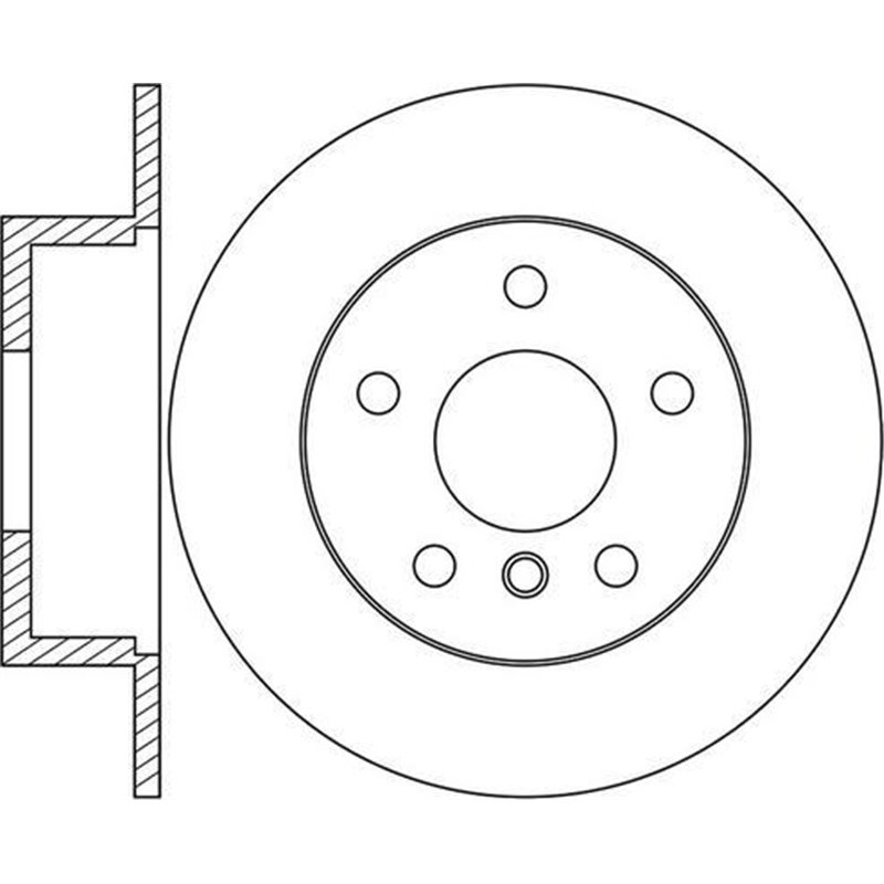 Disc frana Spate DR-ST BMW 1 E81. 1 E82. 1 E87. 3 E90. 3 E91. 3 E92 1.6-2.0-2.0D 06.04-10.13 - Brembo-08.A205.11