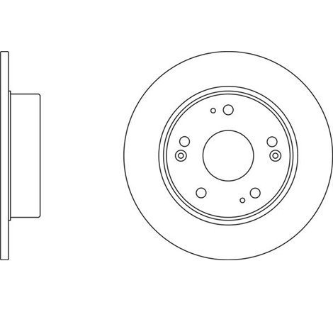 Disc frana Spate DR-ST HONDA ACCORD VII 2.0-2.2D-2.4 09.02-05.08 - Brembo-08.A327.11