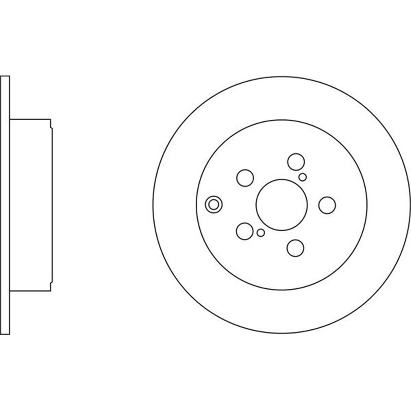 Disc frana Spate DR-ST TOYOTA AVENSIS 1.6-2.4 03.03-11.08 - Brembo-08.A335.11