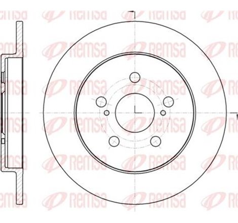 Disc frana Spate DR-ST LEXUS CT. PONTIAC VIBE. SUBARU TREZIA. TOYOTA COROLLA. MATRIX. PRIUS. PRIUS PHV. VERSO S 1.3-1.8H 08.07- 