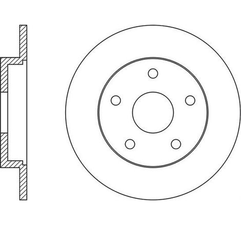 Disc frana Spate DR-ST FORD FOCUS III. FOCUS III-HATCHBACK. FOCUS III-KOMBI. FORD USA FOCUS 1.0-Electric 07.10-02.20 - Brembo-08