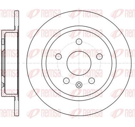 Disc frana Spate DR-ST CHEVROLET MALIBU. OPEL INSIGNIA A. INSIGNIA A COUNTRY. SAAB 9-5 1.4-2.8 07.08- - Brembo-08.A970.11