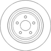 Disc frana Spate DR-ST FORD KUGA II. MONDEO V. FORD USA EDGE. ESCAPE. FUSION . LINCOLN MKC 1.0-2.7 09.11- - Brembo-08.N258.21