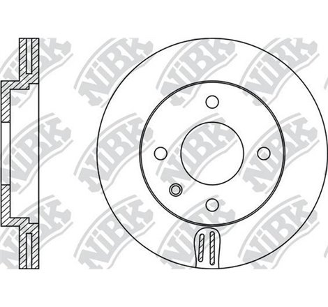 Disc frana Fata DR-ST AUDI 80 B3. SEAT IBIZA II. IBIZA III. VW GOLF II. GOLF III 1.6-1.8-1.9D 08.83-11.09 - Brembo-09.4765.14