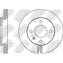 Disc frana Fata DR-ST AUDI 80 B3. SEAT IBIZA II. IBIZA III. VW GOLF II. GOLF III 1.6-1.8-1.9D 08.83-11.09 - Brembo-09.4765.14
