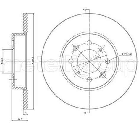 Disc frana Fata DR-ST HONDA CIVIC IV. CIVIC V. CIVIC VI. CIVIC VIII. CRX II. CRX III. LOTUS ELISE. MG MG ZR. MG ZS. ROVER 200. 2