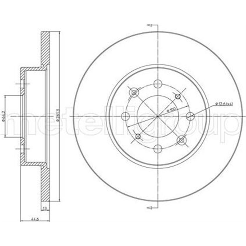 Disc frana Fata DR-ST HONDA CIVIC IV. CIVIC V. CIVIC VI. CIVIC VIII. CRX II. CRX III. LOTUS ELISE. MG MG ZR. MG ZS. ROVER 200. 2