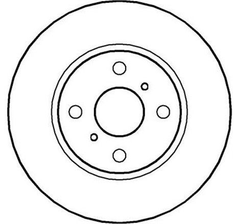 Disc frana Fata DR-ST GREAT WALL C30. VOLEEX C10. VOLEEX C20R. TOYOTA COROLLA. COROLLA-KOMBI 1.3-2.0D 05.92- - Brembo-09.5736.11