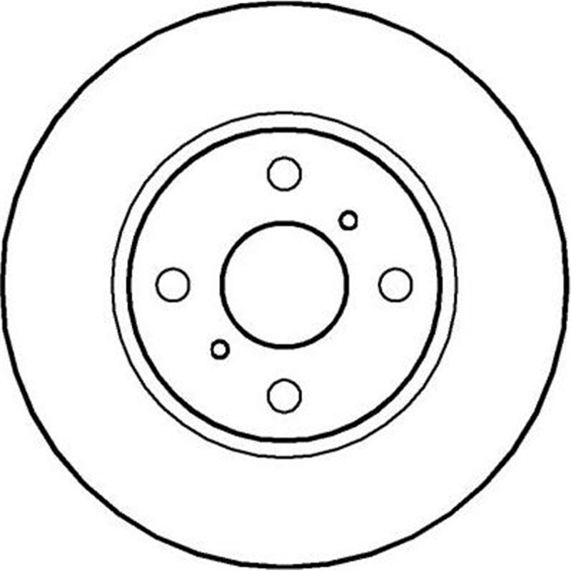 Disc frana Fata DR-ST GREAT WALL C30. VOLEEX C10. VOLEEX C20R. TOYOTA COROLLA. COROLLA-KOMBI 1.3-2.0D 05.92- - Brembo-09.5736.11