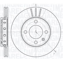 Disc frana Fata DR-ST SEAT AROSA. VW LUPO I. POLO. POLO III. POLO-HATCHBACK 1.0-1.9D 10.94-07.05 - Brembo-09.6799.11