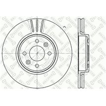 Brake disc. BREMBO Xtra. 1pcs. Drilled. fata . 280 mm. grosime 24 mm. DACIA DOKKER. DOKKER-MINIVAN. LODGY. RENAULT CAPTUR I. CLI