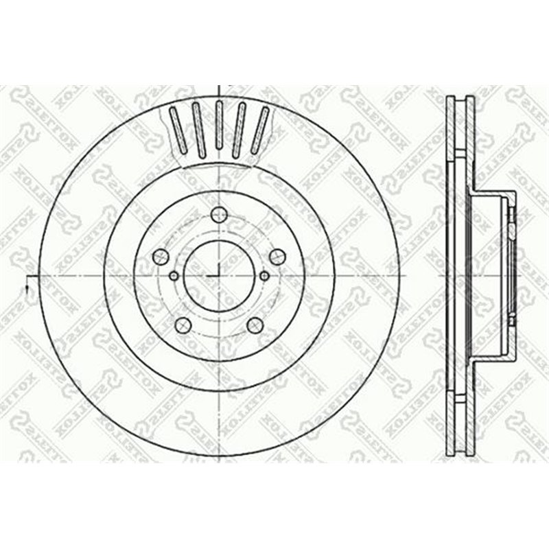 Disc frana Fata DR-ST SUBARU BRZ. FORESTER. IMPREZA. LEGACY III. LEGACY IV. LEGACY V. OUTBACK. XV 1.6-3.0 03.94- - Brembo-09.907