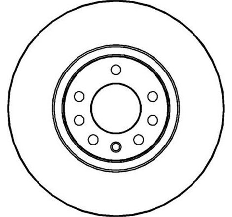 Brake disc. BREMBO Xtra. 1pcs. Drilled. fata . 308 mm. grosime 25 mm. OPEL ADAM. ASTRA G. ASTRA H. ASTRA H CLASSIC. ASTRA H GTC.