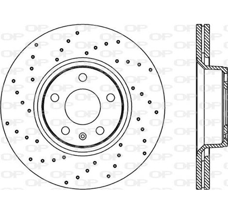Disc frana Fata DR-ST AUDI A3. A6 C6. SKODA SUPERB II. VW GOLF VI. PASSAT B6 1.4-3.6 05.04-05.15 - Brembo-09.9540.11