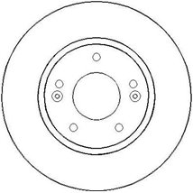 Disc frana Fata DR-ST HYUNDAI COUPE II. I30. IX20. TUCSON. KIA CEED. PRO CEED. SOUL I. SOUL II. SOUL III. SPORTAGE II. SPORTAGE 