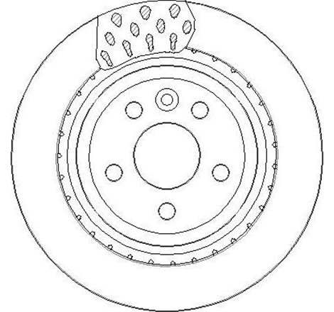 Disc frana Spate DR-ST VOLVO S60 II. S80 II. V60 I. V70 III. V70 III-KOMBI. XC70 II 1.5-4.4 03.06-12.18 - Brembo-09.9587.11