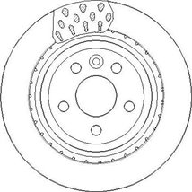 Disc frana Spate DR-ST VOLVO S60 II. S80 II. V60 I. V70 III. V70 III-KOMBI. XC70 II 1.5-4.4 03.06-12.18 - Brembo-09.9587.11