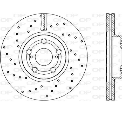 Disc frana Fata DR-ST TOYOTA AVENSIS 1.6-2.0D 03.03-11.08 - Brembo-09.9799.11