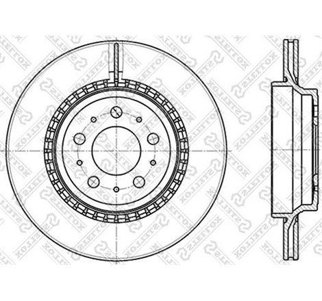 Disc frana Spate DR-ST VOLVO XC90 I 2.4D-4.4 06.02-12.14 - Brembo-09.9827.11