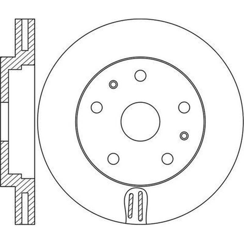 Disc frana Fata DR-ST AUDI A6 C6. A8 D2. A8 D3. NISSAN QASHQAI I. X-TRAIL II. VW PHAETON 1.5D-6.0 11.98-03.16 - Brembo-09.9915.1