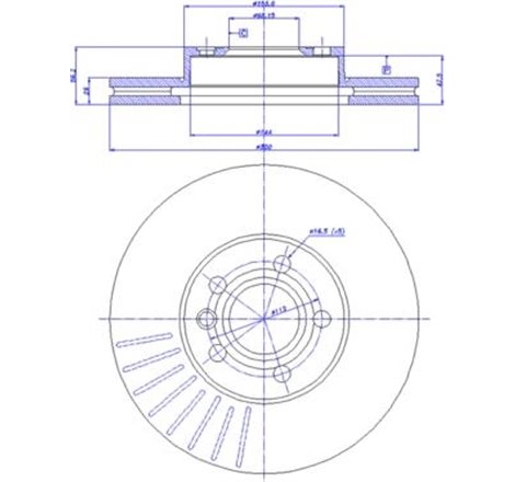 Disc frana Fata DR-ST FORD GALAXY I. GALAXY MK I. SEAT ALHAMBRA. VW CALIFORNIA T4 CAMPER. SHARAN. TRANSPORTER T4 1.8-2.8 07.90-0