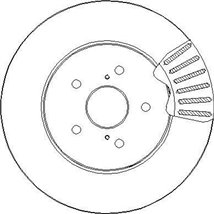 Disc frana Fata DR-ST LEXUS RX. TOYOTA HARRIER. HIGHLANDER-KLUGER 2.4-3.5 02.03-12.13 - Brembo-09.A109.11