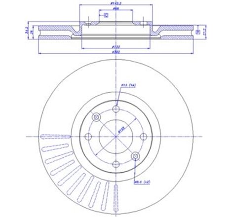Disc frana Fata DR-ST DS DS 3-DS 3. DS 4. DS 5. CITROEN C4. C4 I. C4 II. C4 III. DS4. DS5. OPEL CORSA F. MOKKA. PEUGEOT 2008 II.